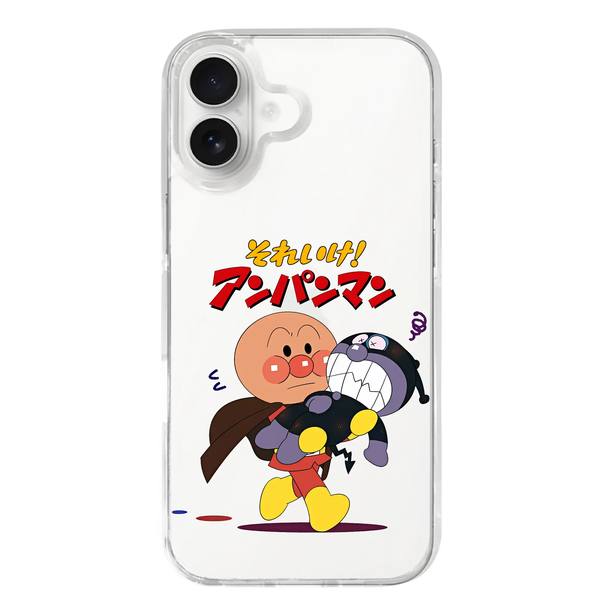 アンパンマン グッズ,ばいきんまん - iPhone 17シリーズ 透明スマホケース – 薄型・耐衝撃・精密フィット保護カバー